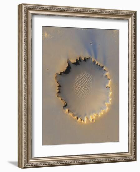 This Image Shows Victoria Crater, an Impact Crater at Meridiani Planum, Near the Equator of Mars-Stocktrek Images-Framed Photographic Print