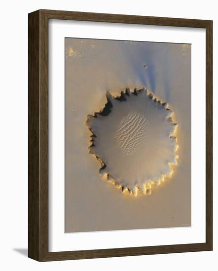 This Image Shows Victoria Crater, an Impact Crater at Meridiani Planum, Near the Equator of Mars-Stocktrek Images-Framed Photographic Print