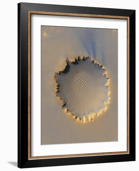 This Image Shows Victoria Crater, an Impact Crater at Meridiani Planum, Near the Equator of Mars-Stocktrek Images-Framed Photographic Print