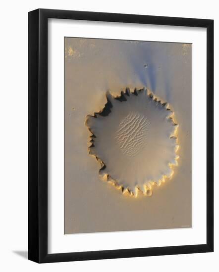 This Image Shows Victoria Crater, an Impact Crater at Meridiani Planum, Near the Equator of Mars-Stocktrek Images-Framed Photographic Print