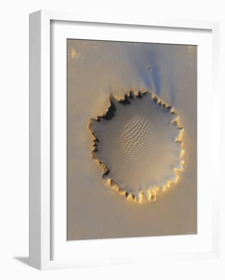 This Image Shows Victoria Crater, an Impact Crater at Meridiani Planum, Near the Equator of Mars-Stocktrek Images-Framed Photographic Print