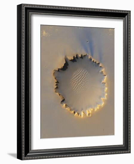 This Image Shows Victoria Crater, an Impact Crater at Meridiani Planum, Near the Equator of Mars-Stocktrek Images-Framed Photographic Print