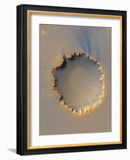 This Image Shows Victoria Crater, an Impact Crater at Meridiani Planum, Near the Equator of Mars-Stocktrek Images-Framed Photographic Print