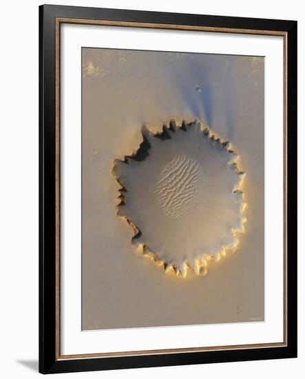 This Image Shows Victoria Crater, an Impact Crater at Meridiani Planum, Near the Equator of Mars-Stocktrek Images-Framed Photographic Print