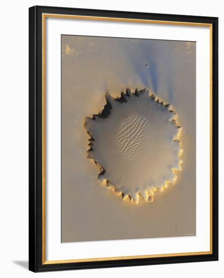 This Image Shows Victoria Crater, an Impact Crater at Meridiani Planum, Near the Equator of Mars-Stocktrek Images-Framed Photographic Print