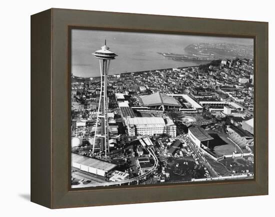 This is a Photo of Seattle During the World's Fair-null-Framed Premier Image Canvas