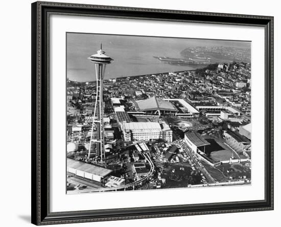 This is a Photo of Seattle During the World's Fair-null-Framed Photographic Print