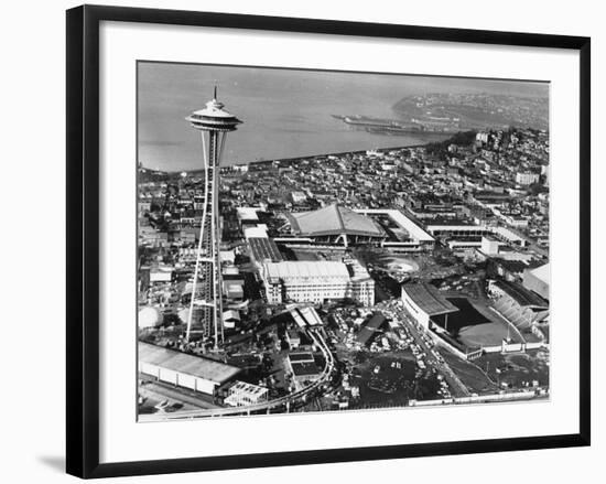 This is a Photo of Seattle During the World's Fair-null-Framed Photographic Print