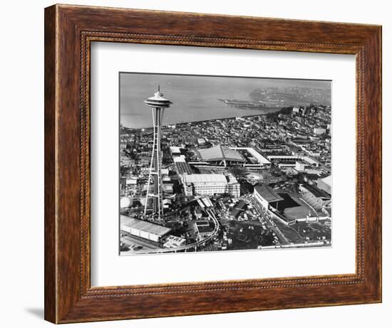 This is a Photo of Seattle During the World's Fair-null-Framed Photographic Print