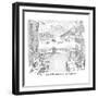 "This is a side of Manhattan you don't often see." - New Yorker Cartoon-David Borchart-Framed Premium Giclee Print