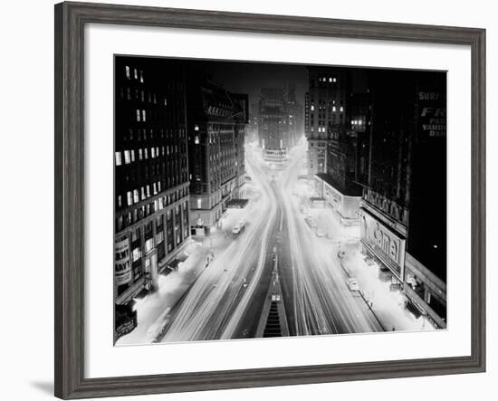 This is an Aerial View of Times Square-null-Framed Photographic Print