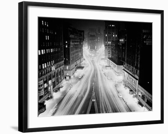 This is an Aerial View of Times Square-null-Framed Photographic Print