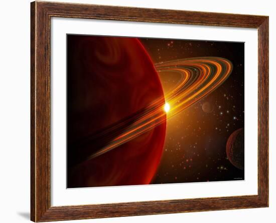 This is an Artist's Concept of Giant Planet Recently Discovered Orbiting the Sun-Like Star 79 Ceti-Stocktrek Images-Framed Photographic Print