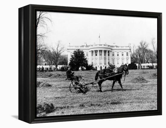 This is an Undated View of the White House Building-null-Framed Premier Image Canvas