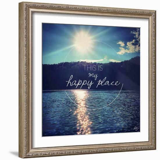 This Is My Happy Place 3-Kimberly Glover-Framed Giclee Print