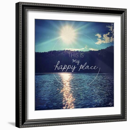 This Is My Happy Place 3-Kimberly Glover-Framed Giclee Print