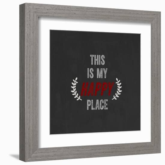 This Is My Happy Place-Evangeline Taylor-Framed Art Print