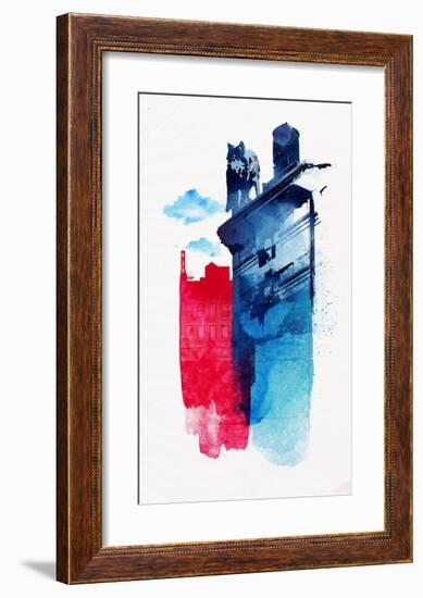 This Is My Town-Robert Farkas-Framed Art Print