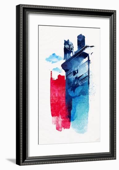 This Is My Town-Robert Farkas-Framed Art Print