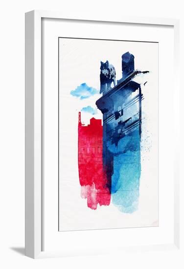 This Is My Town-Robert Farkas-Framed Art Print