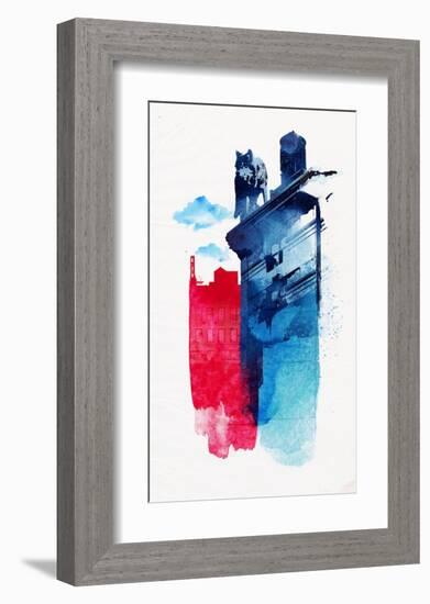 This Is My Town-Robert Farkas-Framed Art Print