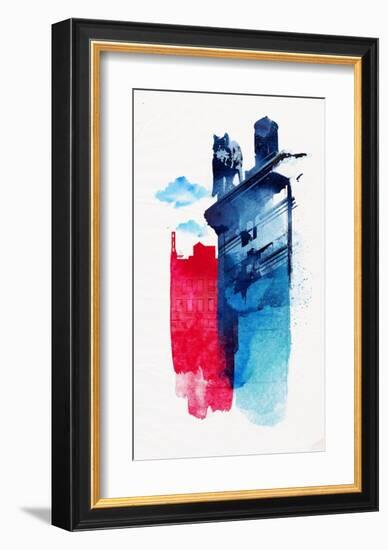 This Is My Town-Robert Farkas-Framed Art Print