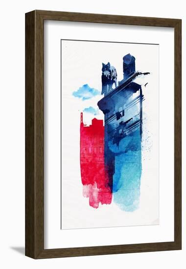 This Is My Town-Robert Farkas-Framed Art Print