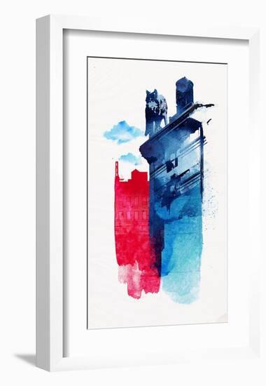 This Is My Town-Robert Farkas-Framed Art Print