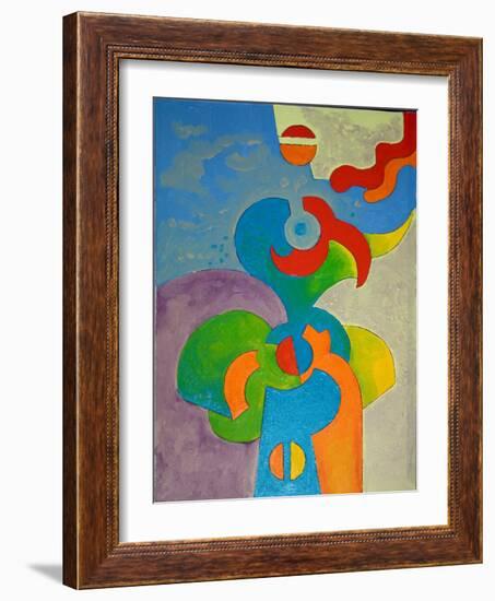 This Is Not a Parrot, 2009-Jan Groneberg-Framed Giclee Print