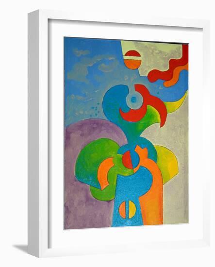 This Is Not a Parrot, 2009-Jan Groneberg-Framed Giclee Print