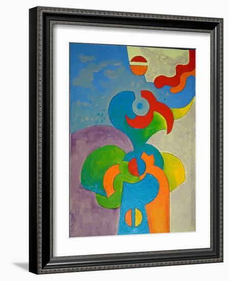 This Is Not a Parrot, 2009-Jan Groneberg-Framed Giclee Print