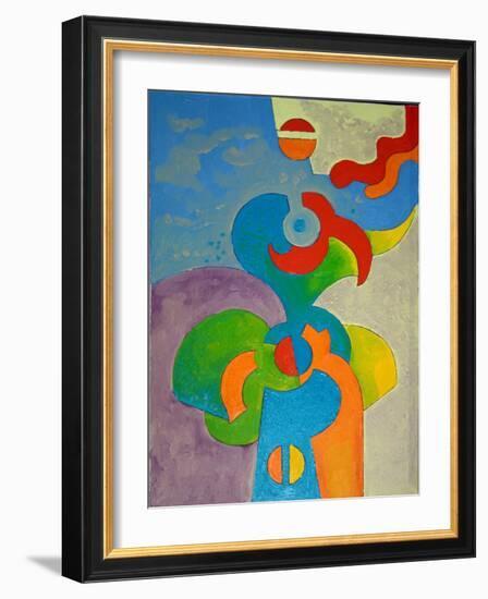 This Is Not a Parrot, 2009-Jan Groneberg-Framed Giclee Print