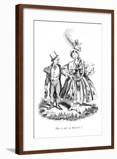 This Is Only My Husband!!!, 19th Century-null-Framed Giclee Print