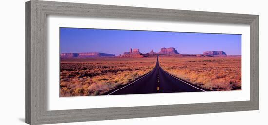 This Is Route 163 That Runs Through the Navajo Indian Reservation-null-Framed Photographic Print