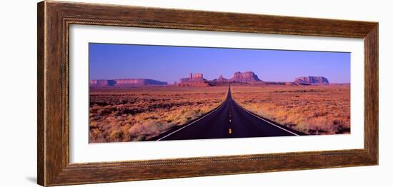 This Is Route 163 That Runs Through the Navajo Indian Reservation-null-Framed Photographic Print