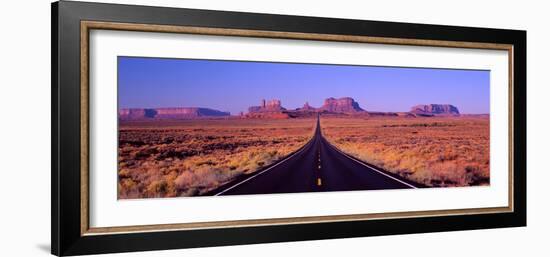 This Is Route 163 That Runs Through the Navajo Indian Reservation-null-Framed Photographic Print