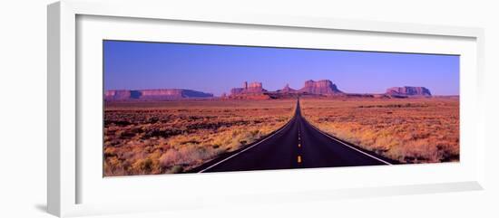 This Is Route 163 That Runs Through the Navajo Indian Reservation-null-Framed Photographic Print