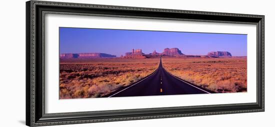 This Is Route 163 That Runs Through the Navajo Indian Reservation-null-Framed Photographic Print