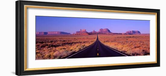 This Is Route 163 That Runs Through the Navajo Indian Reservation-null-Framed Photographic Print