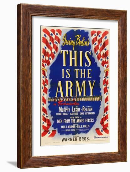 This Is the Army, 1943, Directed by Michael Curtiz-null-Framed Giclee Print