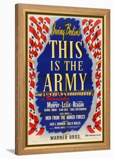 This Is the Army, 1943, Directed by Michael Curtiz-null-Framed Premier Image Canvas