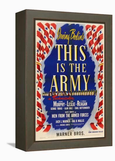 This Is the Army, 1943, Directed by Michael Curtiz-null-Framed Premier Image Canvas