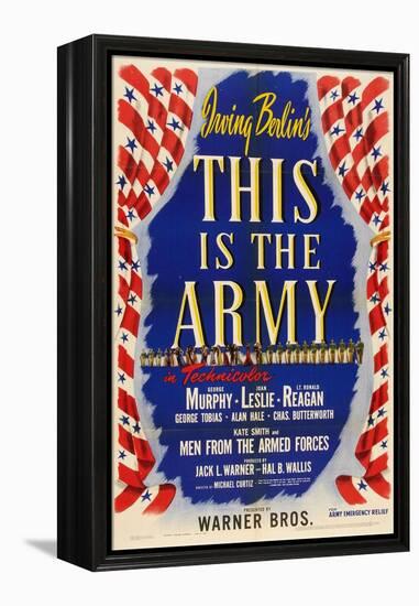 This Is the Army, 1943, Directed by Michael Curtiz-null-Framed Premier Image Canvas