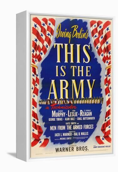 This Is the Army, 1943, Directed by Michael Curtiz-null-Framed Premier Image Canvas