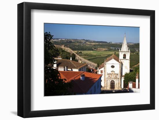 This Is the Church of Santa Maria in Obidos, Leiria, Portugal-Julie Eggers-Framed Photographic Print