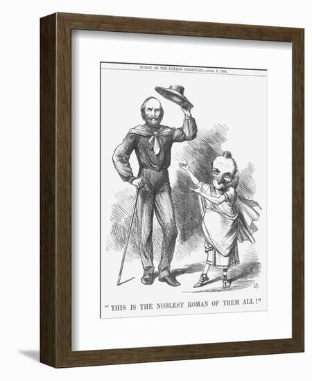 This Is the Noblest Roman of Them All!, 1864-John Tenniel-Framed Giclee Print