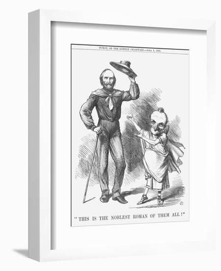 This Is the Noblest Roman of Them All!, 1864-John Tenniel-Framed Giclee Print