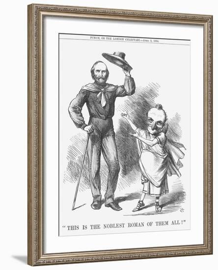 This Is the Noblest Roman of Them All!, 1864-John Tenniel-Framed Giclee Print