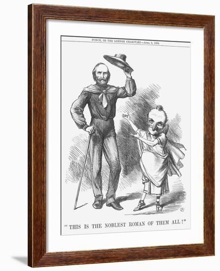 This Is the Noblest Roman of Them All!, 1864-John Tenniel-Framed Giclee Print
