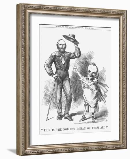 This Is the Noblest Roman of Them All!, 1864-John Tenniel-Framed Giclee Print